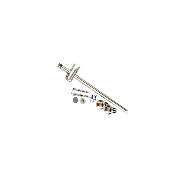 Brushed Nickel Slide Bars